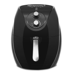 Elite Gourmet EAF-3218 Personal 1.1Qt. Compact Space Saving Electric Hot  Air Fryer Oil-Less Healthy Cooker, Timer & Temperature Controls