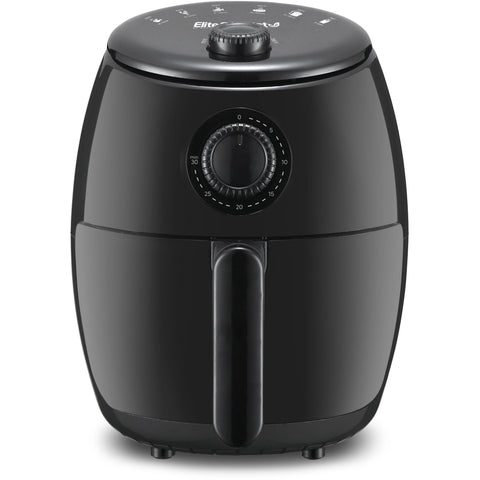 2.1 Qt. personal air fryer with adjustable temperature & timer.