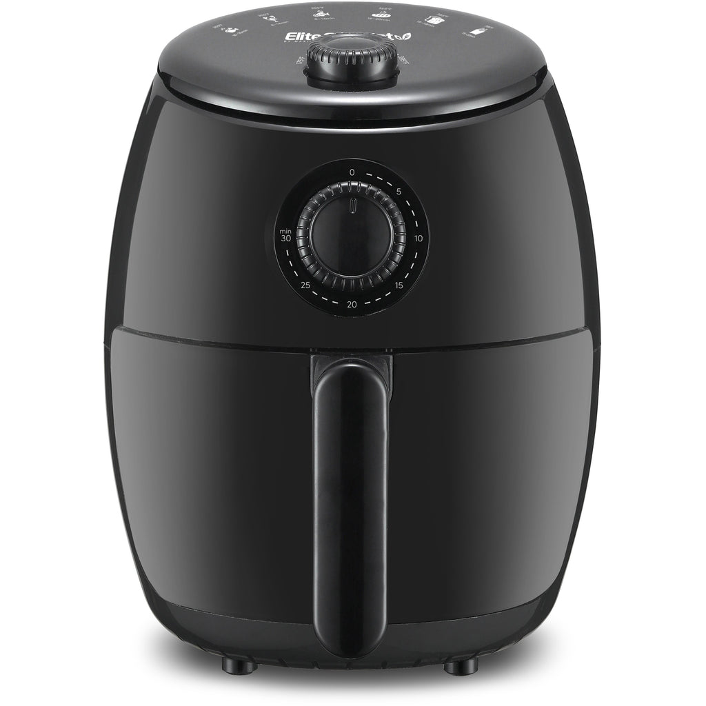 2.1 Qt. personal air fryer with adjustable temperature & timer.