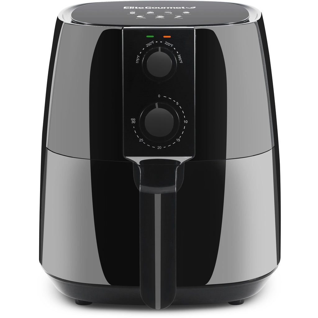  4-Liter Digital Air Fryer for Healthy Cooking,Oven Oiless Air- Fryer, One-Touch Control, and Versatility Electric Air Fryer, Black : Home  & Kitchen