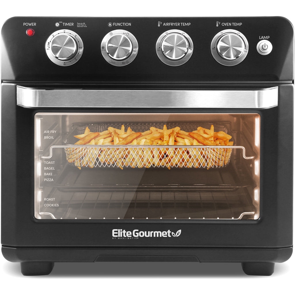 Products 25L Air Fryer Oven, Oil-Less Convection Oven (Black)