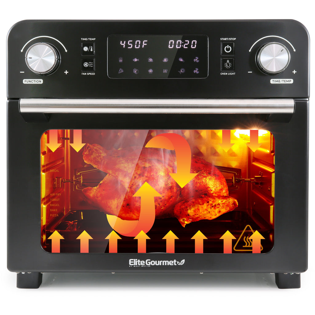 23L Digital Programmable Air Fryer Oven, Oil-Less Convection Oven