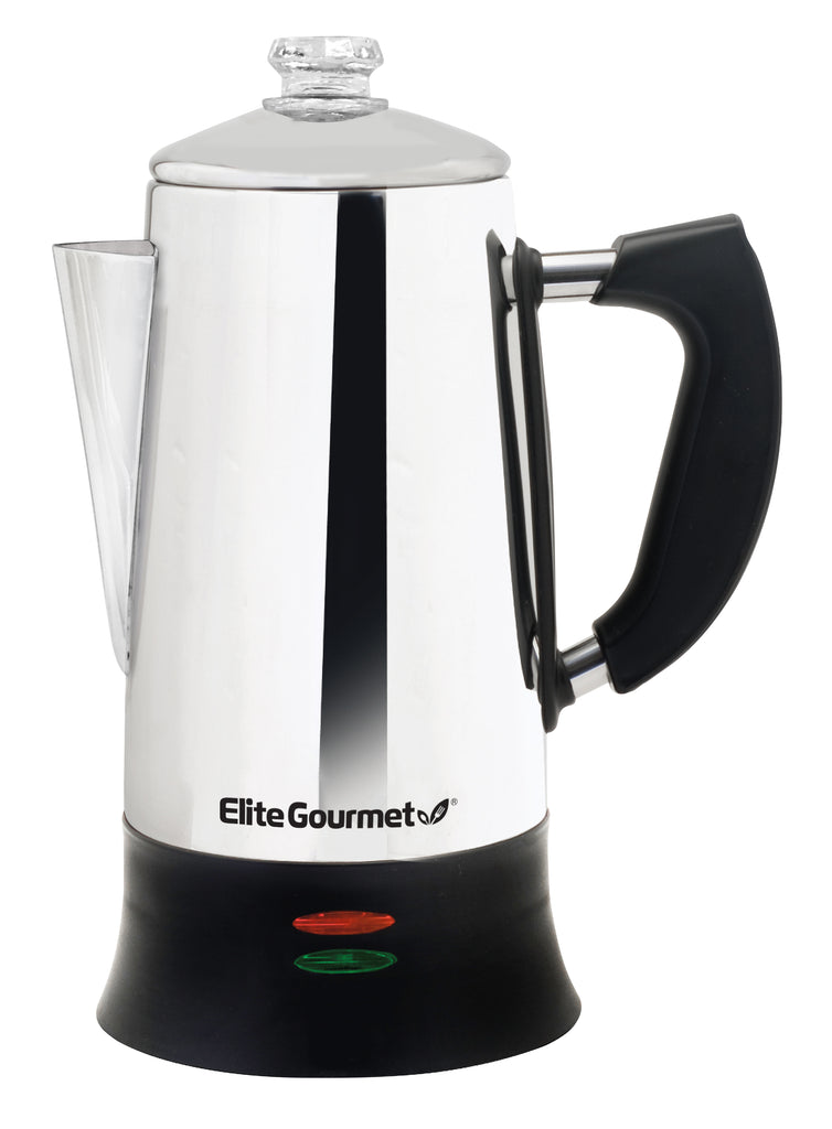 Elite Gourmet EC812 12 Cup Stainless Steel Percolator Instruction