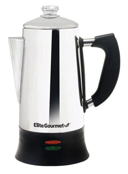 Elite Gourmet 8-Cup Stainless Steel Classic Stovetop Coffee