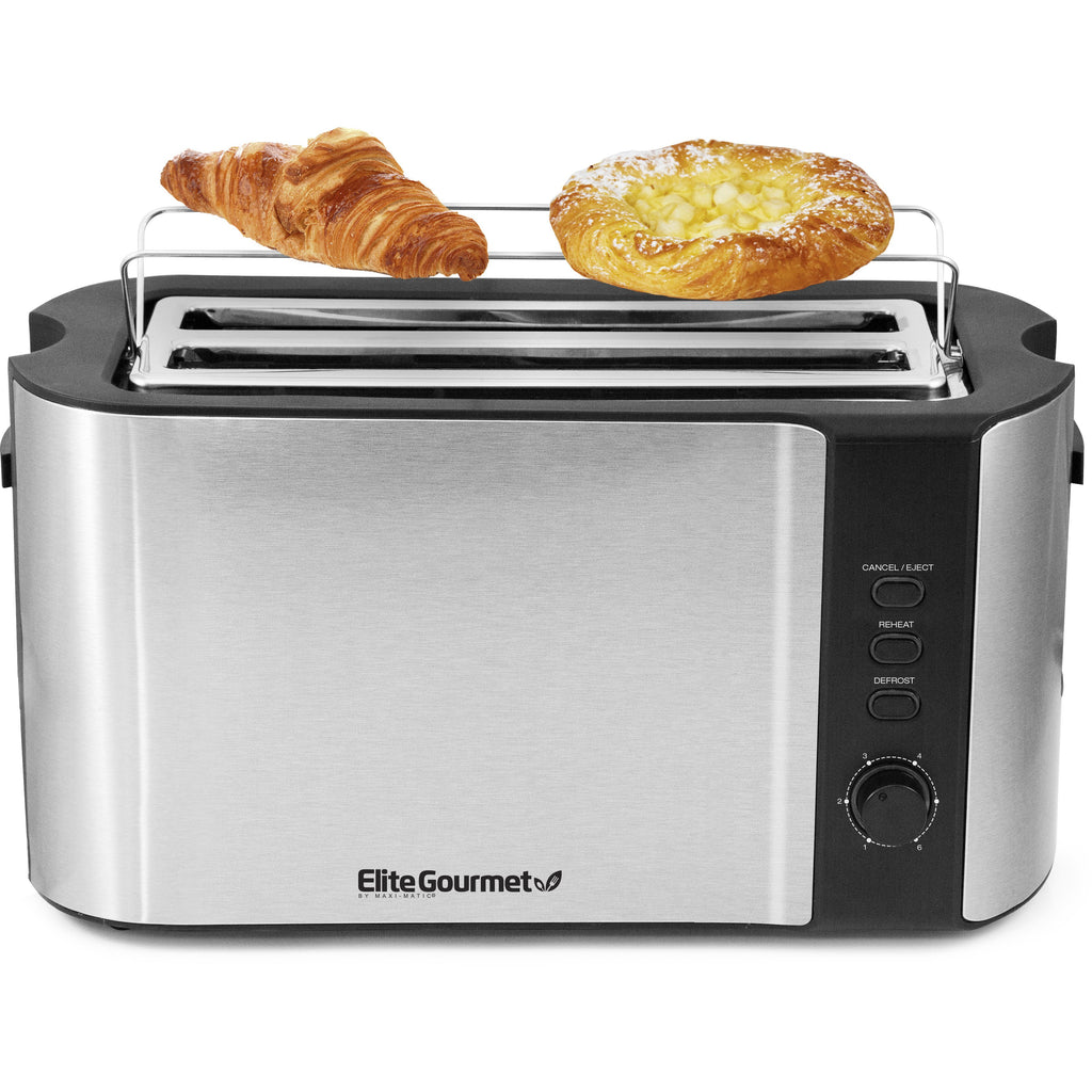 Elite Platinum 4 Slice Stainless Steel Long Toaster [ECT-3100