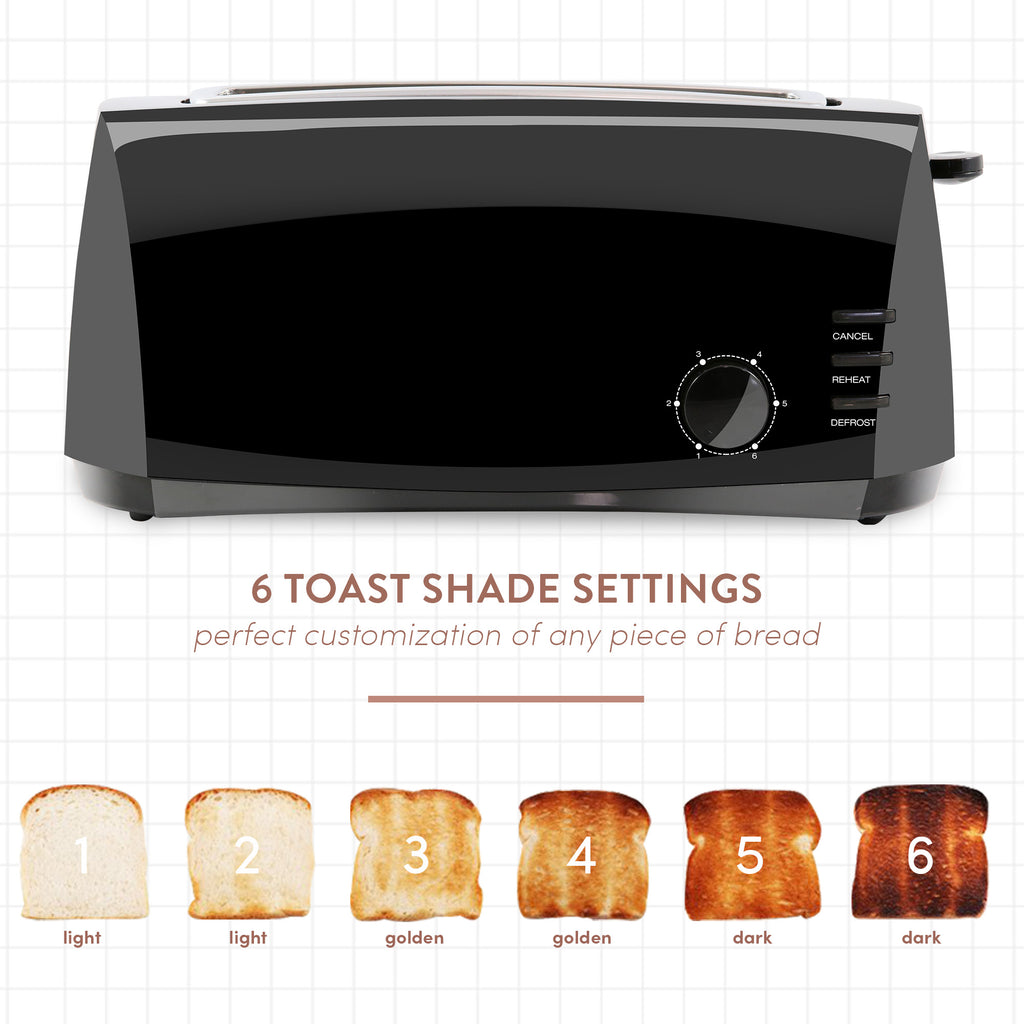 4 Slice Long Slot Cool Touch Toaster