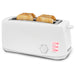 4 Slice Cool-Touch Long Slot Toaster (White)