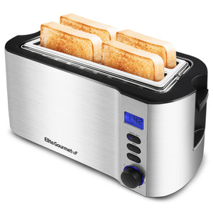 Elite Cuisine 2 Slice Cool-Touch Toaster [ECT-1027] – Shop Elite Gourmet -  Small Kitchen Appliances