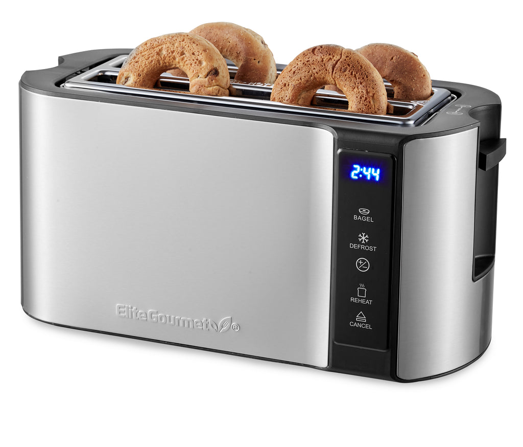 4-Slice Digital Long Slot Toaster, Wide Slots - Main Image