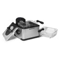 4Qt. Dual Basket Deep Fryer with Lid