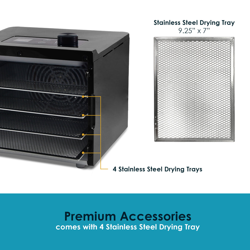 7-Tray Stainless Steel Digital Dehydrator | NESCO