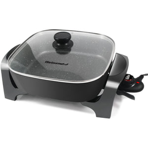 Elite Gourmet EFS-400 Personal Stir Fry Griddle Pan, Rapid Heat Up
