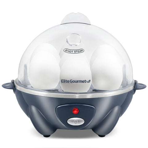 Blue Gray Automatic Egg Cooker