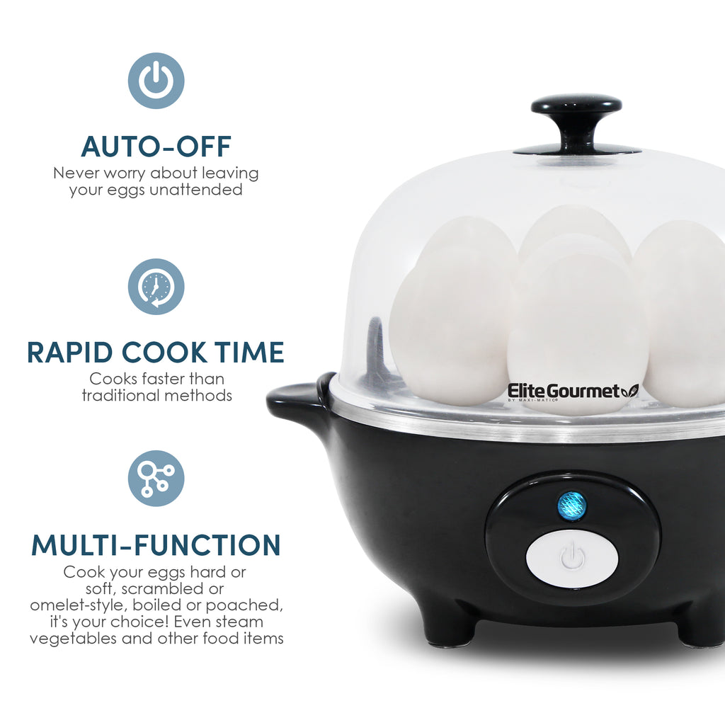 Rapid Egg Cooker Electric for Poached, Scrambled Eggs, Omelets