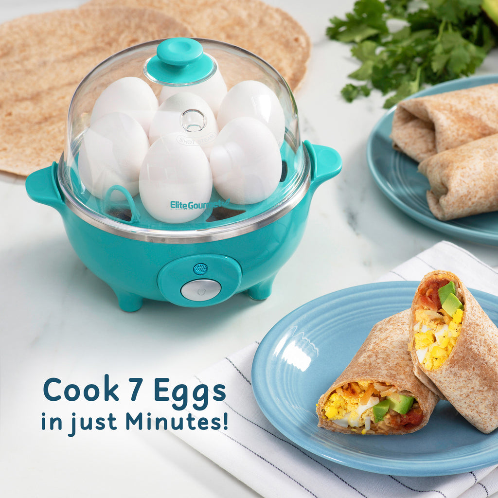 Elite Gourmet Easy Egg Cooker (slate blue) 