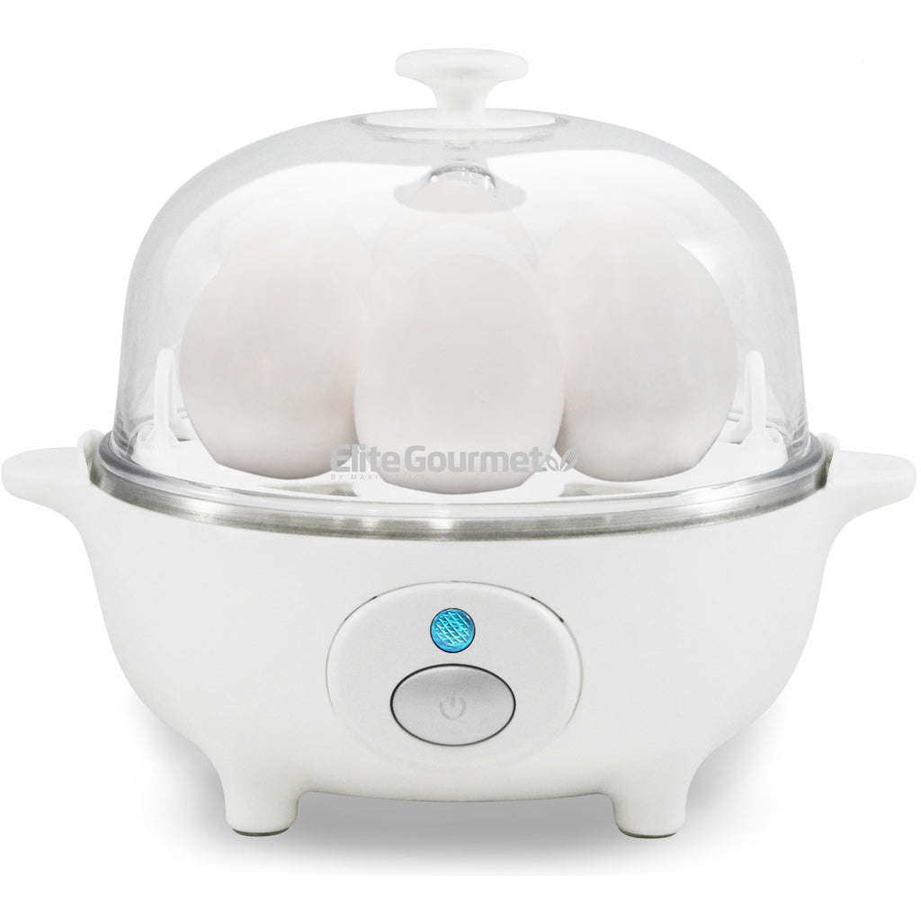 Dash Express Electric Egg Cooker, 7 Egg Capacity for Hard Boiled, Poached,  Scrambled, or Omelets with Cord Storage, Auto Shut Off Feature, 360-Watt