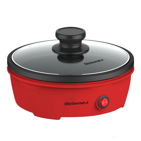 8.5" Electric Skillet with Glass Lid
