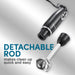 Detachable Rod makes clean up quick and easy.