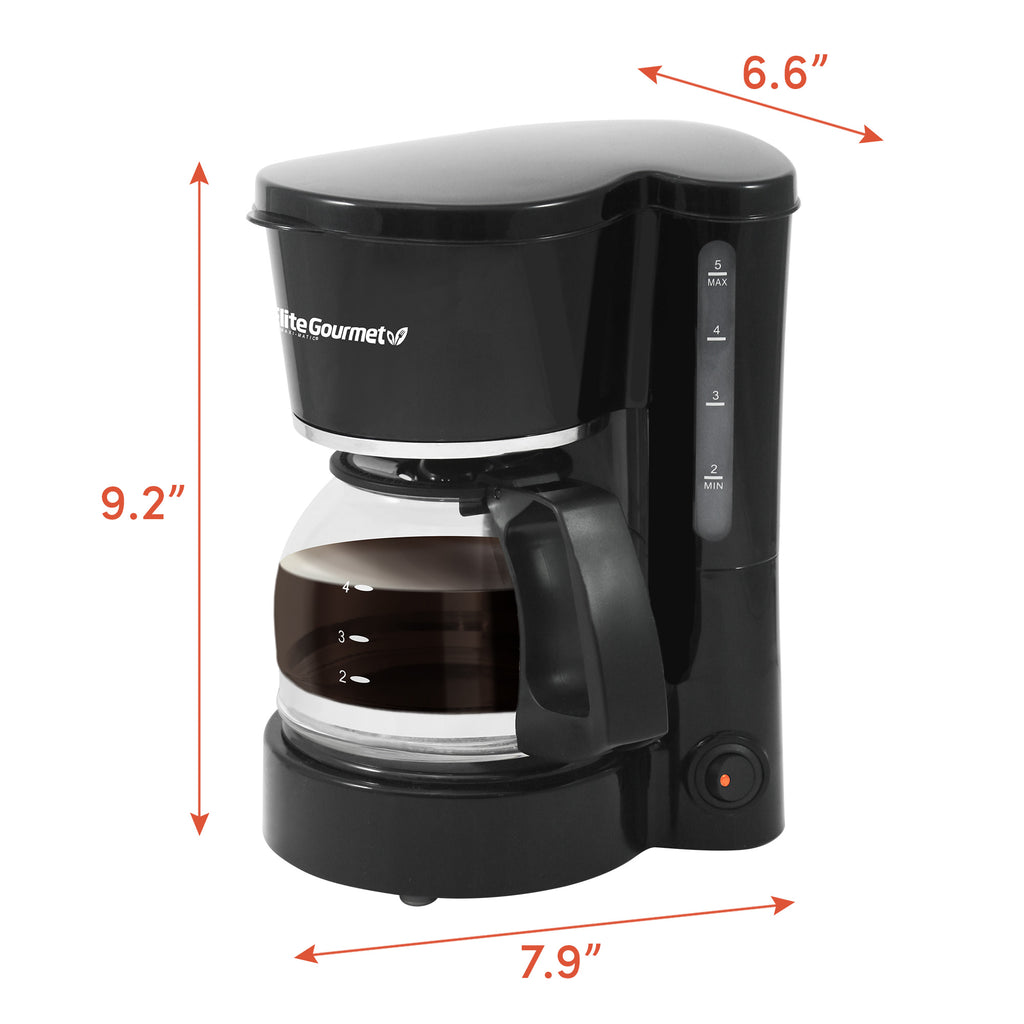 5-Cup Automatic Brew Drip Coffee Maker