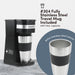 #304 Fully Stainless Steel Travel Mug Included with 14oz. capacity. 304 stainless steel interior mug.