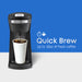 Quick Brew Up to 16oz of fresh coffee. Brewing coffee with Elite Gourmet coffee maker.