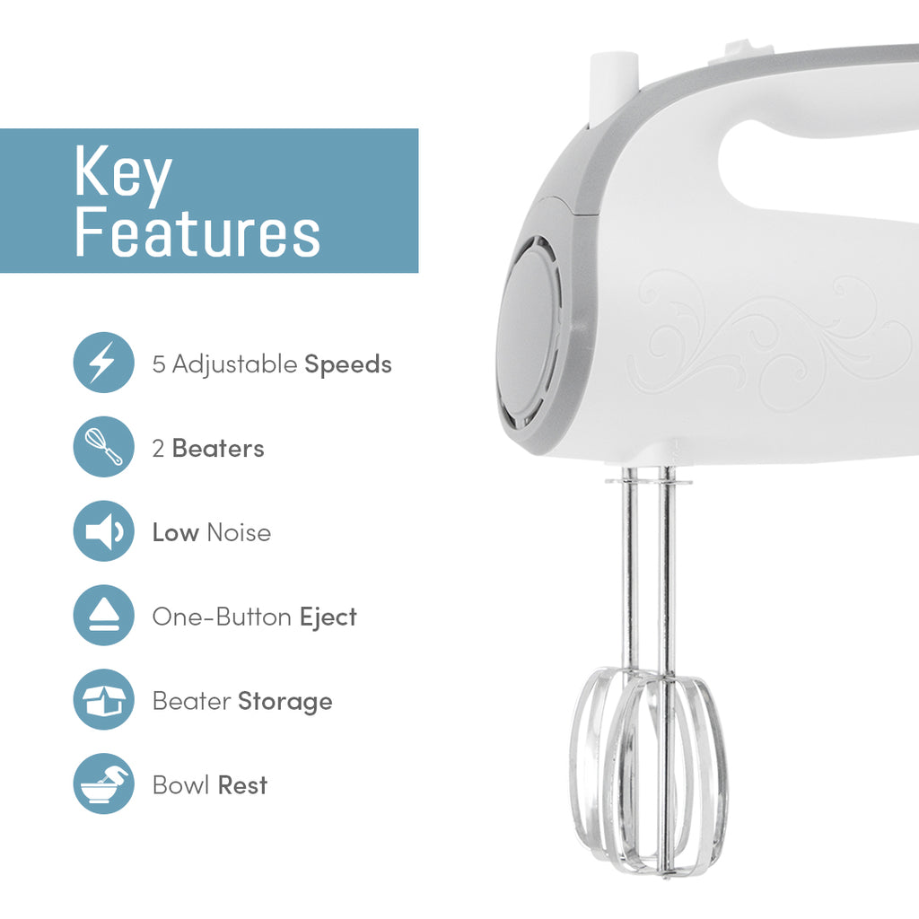Beater Storage Small Electric Mixer With Beaters