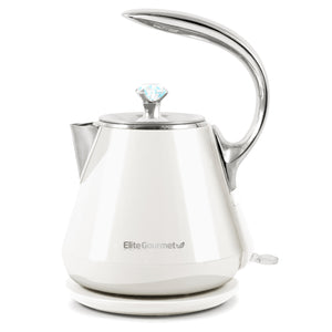 Maxi-Matic Elite Gourmet 1L Electric Glass Water Kettle - Black - 9796434, HSN in 2023