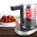 4-Cup Patented Electric HoverChop Food Chopper Processor with strawberries