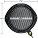 17.5" Width, 16.5" Height, 12.5" diameter of grill surface.