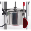Close up of popcorn kettle.