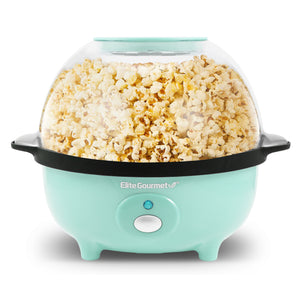 Popcorn Machine Hot Air Electric Popper - Sea Green in 2023