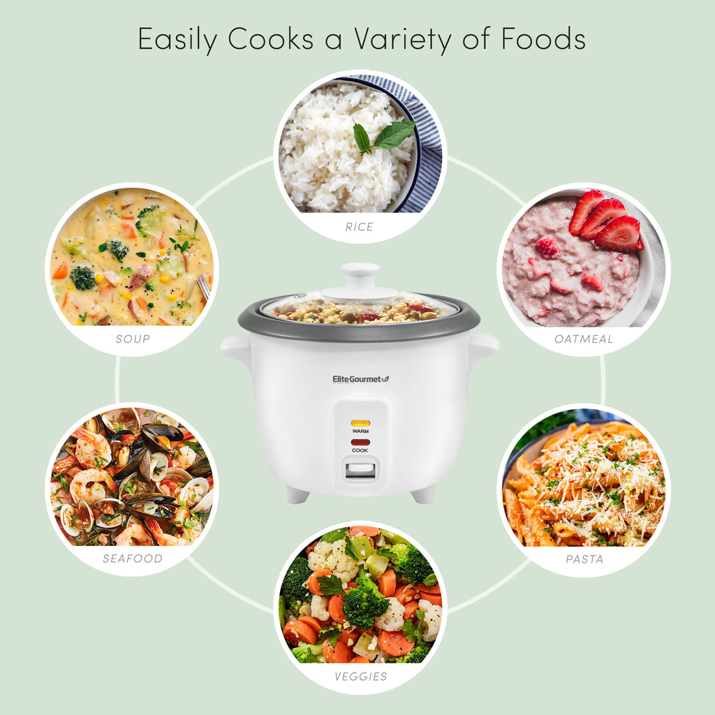 Taco Tuesday 6-Cup Rice Cooker & Food Steamer 