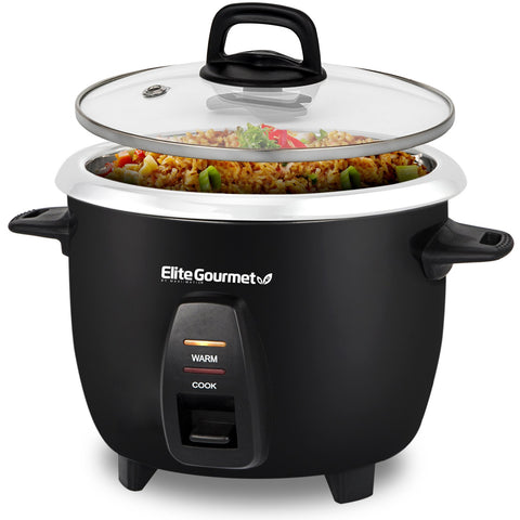 10-Cup Rice Cooker with Stainless Steel Cooking Pot
