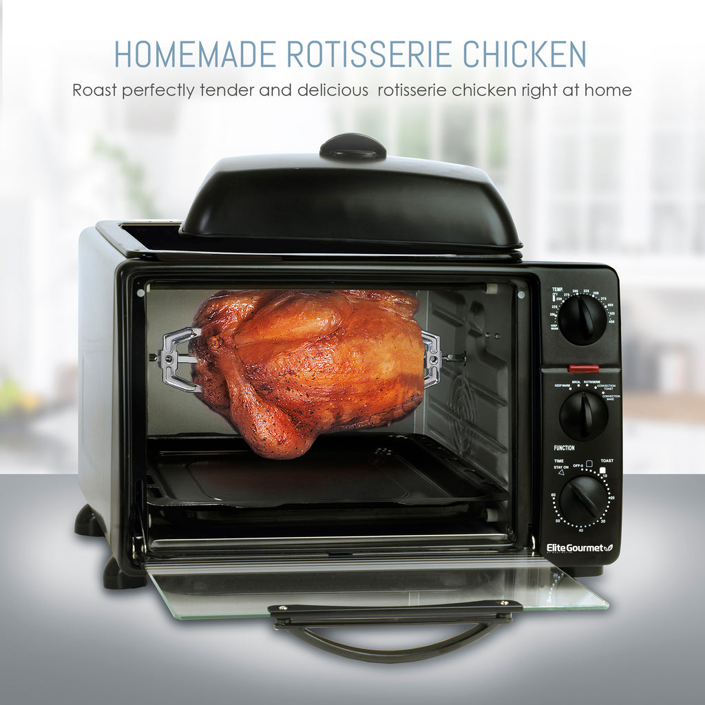 Homemade rotisserie chicken. Roast perfectly tender and delicious rotisserie chicken right at home.
