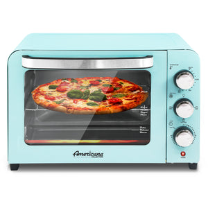 Elite Gourmet by Maximatic Americana Collection ETO147M Diner 50's Retro  Countertop Toaster oven, Bake, Toast, Fits 8” Pizza, Temperature Control &  Adjustable 60-Minute Timer 1000W, 2 Slice, Mint - Yahoo Shopping