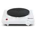 Countertop Single Electric Flat Burner (White)