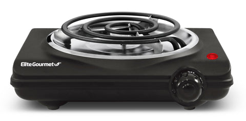 Countertop Single Electric Coiled Burner (Black)