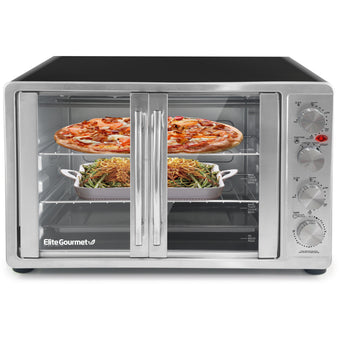 Dual Tray Stainless Steel Buffet Server [EWM-6122] – Shop Elite Gourmet -  Small Kitchen Appliances