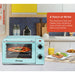 A TOUCH OF RETRO The Americana Pizza and Toaster Oven will bring a touch of color and a classic style to your kitchen.