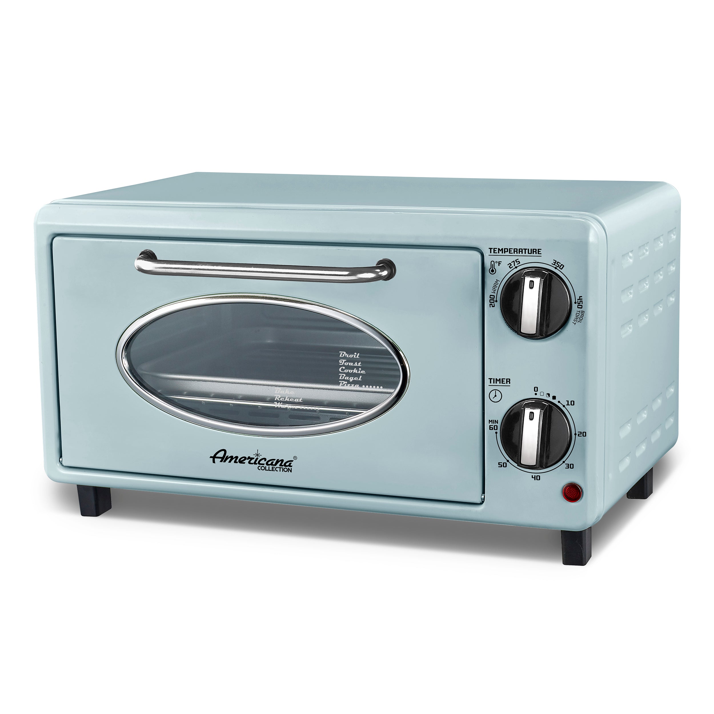 Diner 50's Retro Countertop Toaster oven – Shop Elite Gourmet
