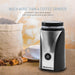 Much More Than a Coffee Grinder compact and sleek design with locking lid and pulse switch.