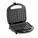 Non-Stick Belgian Waffle Maker with lid lifted open.