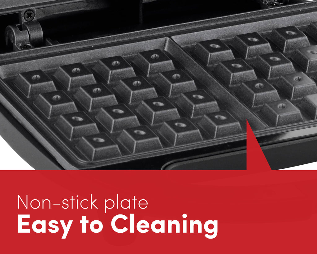 Non-stick plate Easy to Cleaning.