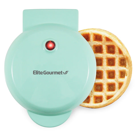 5" Nonstick Mini Waffle Breakfast Maker (Mint)