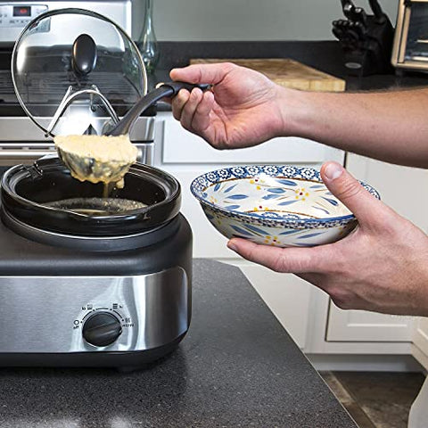 Z 7.5Qt. Triple Slow Cooker Buffet with Individual Lid Rests
