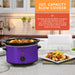 2QT. CAPACITY SLOW COOKER Provides you the flexibility to prepare a meal early and then have it slow-cook all day, so you can come home to a nutritious, home-cooked meal in the evening. Showing Elite Gourmet Electric Slow Cooker on the kitchen countertop.