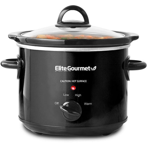 3Qt. Oval Slow Cooker with Glass Lid