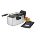 3.5Qt. Electric Immersion Deep Fryer with Lid