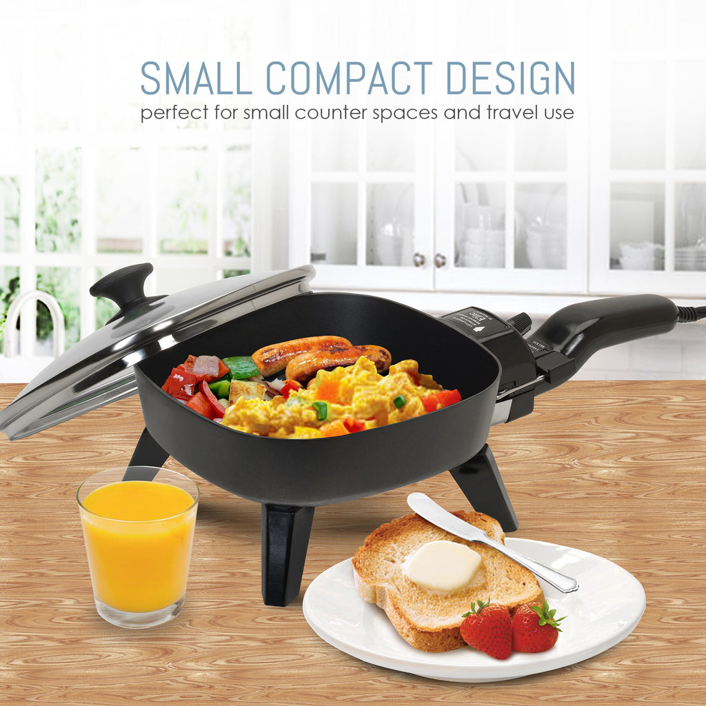 6-inch Personal Electric Skillet [EFS-400] – Shop Elite Gourmet - Small  Kitchen Appliances